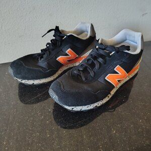 New Balance 515 Black-Orange casual sneakers size 12
